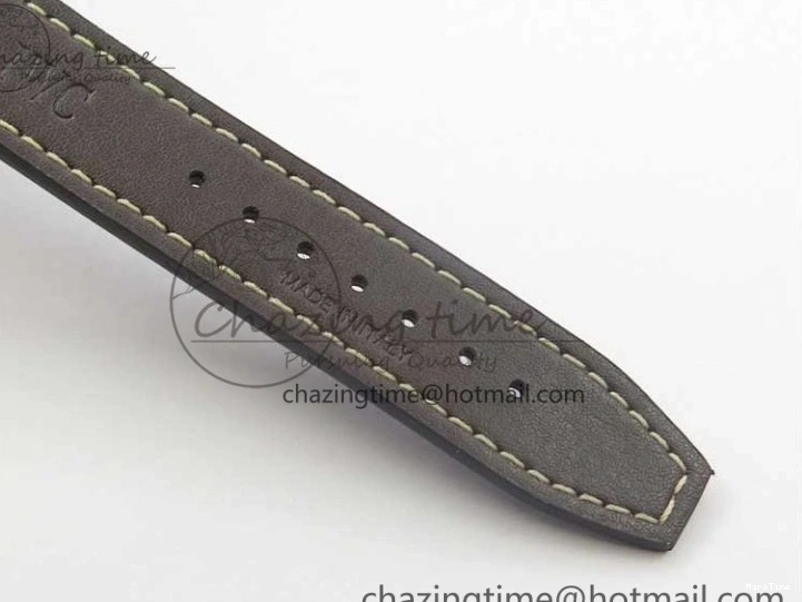 MIROTIME 0508 Pilot Chrono Spitfire IW387903 SS ZF 1:1 Best Edition Black Dial on Brown Leather Strap A OdorResistant 7127